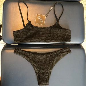 NWT - Zaful Bikini. Black. Small